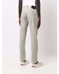 Dondup Straight Leg Cotton Trousers