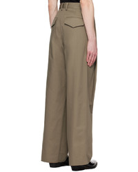 System Taupe Trousers