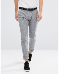 Selected Homme Trousers In Marl Cotton