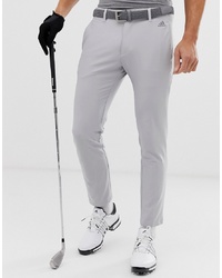 ADIDAS GOLF Ultimate 365 3 Stripe Tapered Trousers In Grey