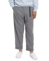 Gramicci Wool Blend Tuck Tapered Pants