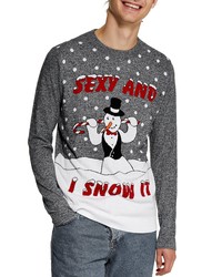 Topman Sexy And I Snow It Holiday Sweater