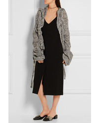 Vivienne Westwood Anglomania Cable Knit Cardigan Gray