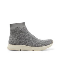 Vince Tyra Stretch Knit High Top Sneakers