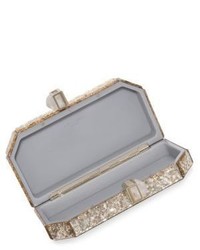Judith Leiber Faceted Paillette Clutch