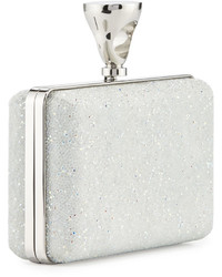 Tom Ford Ring Crystal Glass Minaudiere Clutch Bag Chalk