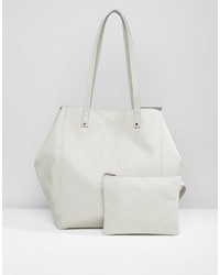 Asos Soft Shopper Bag With Removable Clutch