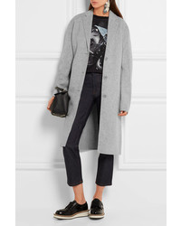 Acne Studios Avalon Doubl Oversized Wool And Cashmere Blend Coat Light Gray