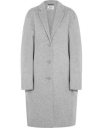 Acne Studios Avalon Doubl Oversized Wool And Cashmere Blend Coat Light Gray