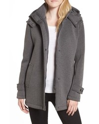 Kenneth Cole New York Bonded Hooded A Line Jacket