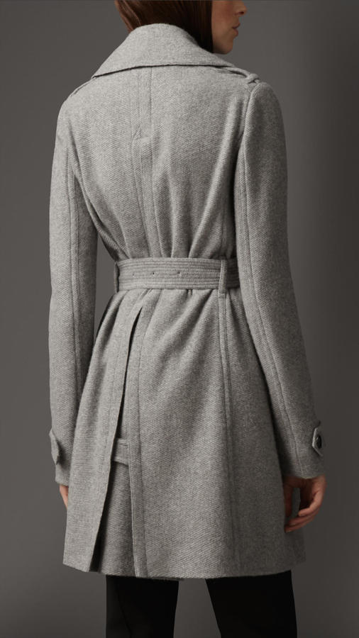 Burberry Cashmere Belted Wrap Coat, $2,495 | Burberry | Lookastic