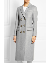 grey burberry coat