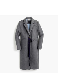 J.Crew Collection Olivia Topcoat With Grosgrain Ribbon
