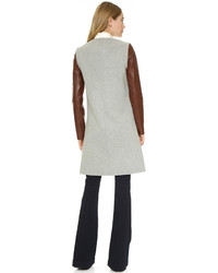 Theory Compact Wool Quennel Coat