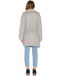 Free People Cozy Belted Wrap Coat