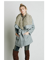 Free People Cozy Belted Wrap Coat