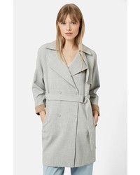 Topshop Double Breasted Trench Coat