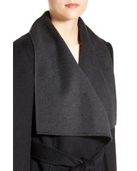 BCBGMAXAZRIA Double Face Wool Blend Wrap Coat