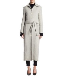 Helmut Lang Double Faced Long Wool Cashmere Coat