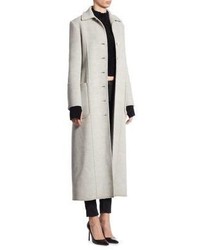 Helmut Lang Double Faced Long Wool Cashmere Coat