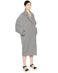 Enfold Double Face Wool Cocoon Coat