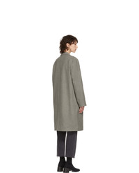 6397 Grey Felted Coat