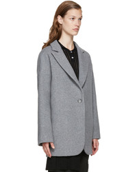 MM6 MAISON MARGIELA Grey Wool Coat