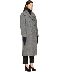 Carven Grey Wool Coat