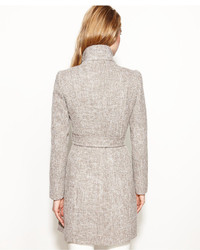 Tahari Izzy Asymmetrical Wool Blend Coat