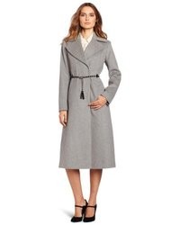 Via Spiga Midi Length Wool Coat