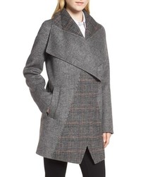 Tahari Nicky Double Face Wool Blend Oversize Coat