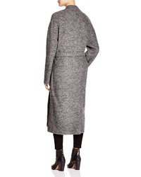 DKNY Pure Heathered Wool Wrap Coat
