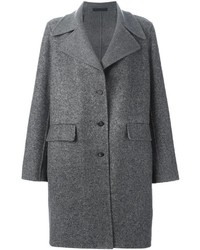 The Row Single Breasted Tweed Coat