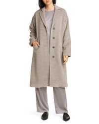 Eileen Fisher Wool Alpaca Blend Long Coat