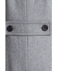 DKNY Wool Blend Military Coat