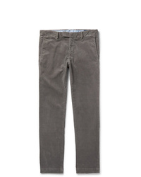 Polo Ralph Lauren Grey Cotton Blend Corduroy Trousers