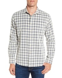 Grey Corduroy Long Sleeve Shirt