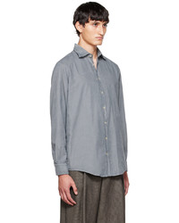 Massimo Alba Blue Genova Shirt