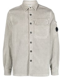 C.P. Company Compass Motif Corduroy Cotton Shirt