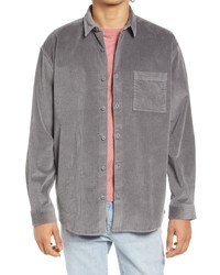 BP. Oversized Cord Button Up Shirt
