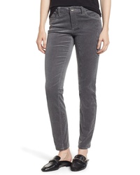 Grey Corduroy Skinny Jeans