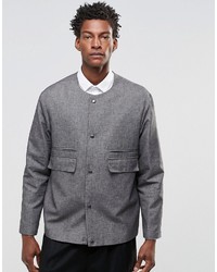 Asos Brand Collarless Tailored Jacket