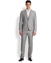 Versace Collection Wool Blend Suit