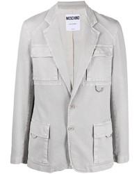Moschino Military Style Cotton Safari Jacket