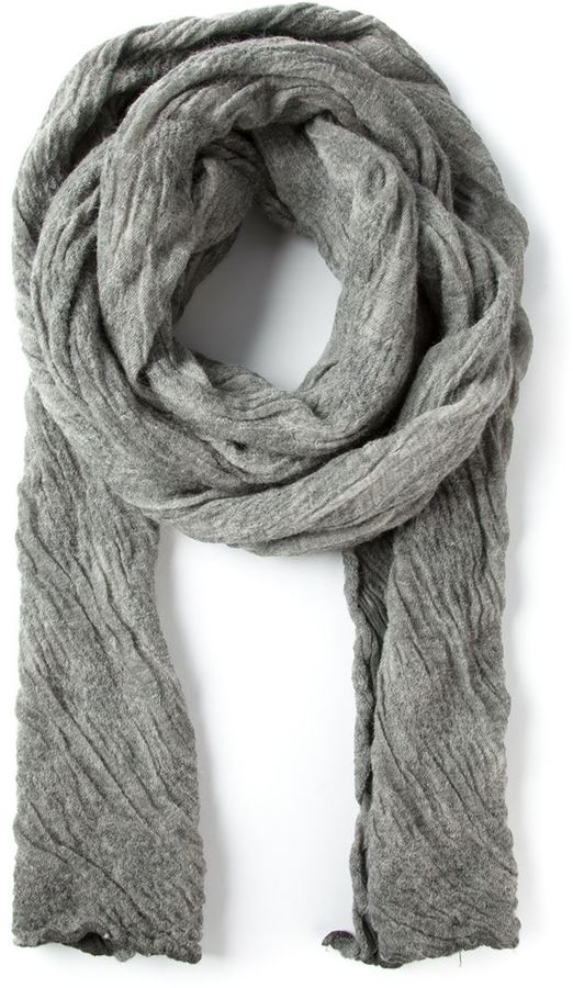 grey cotton scarf