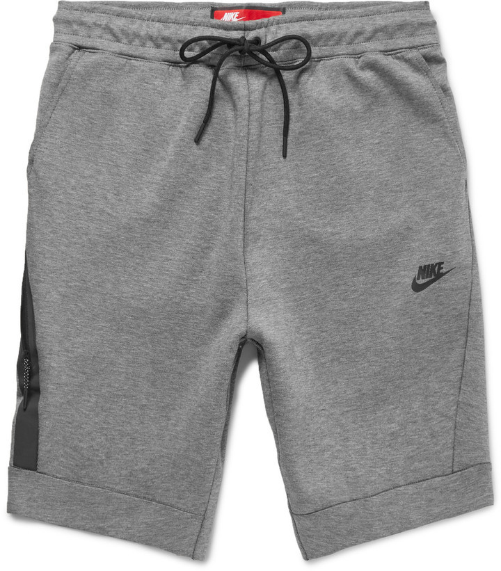 grey nike cotton shorts