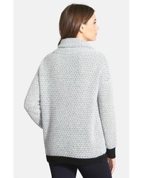 Nordstrom Collection Cowl Neck Boucl Cashmere Sweater