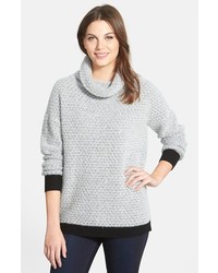 Nordstrom Collection Cowl Neck Boucl Cashmere Sweater
