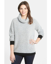 Nordstrom Collection Cowl Neck Boucle Cashmere Sweater
