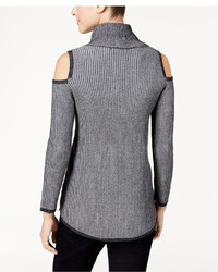 Style&co. Style Co Cowl Neck Cold Shoulder Sweater Only At Macys